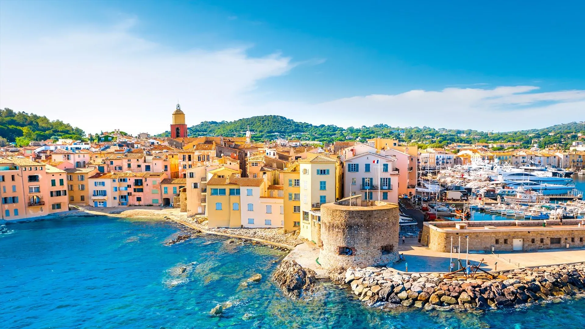 Paysage de  Saint-Tropez