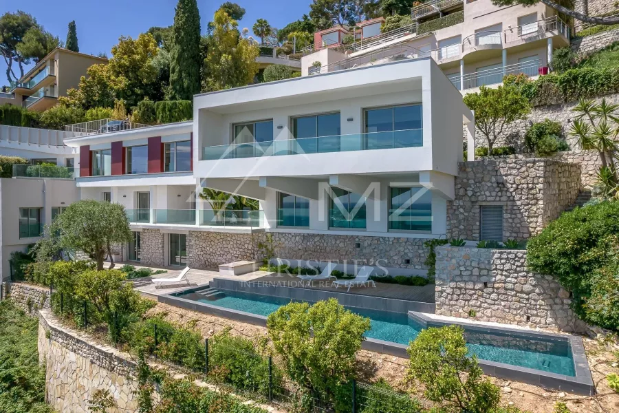 Villefranche sur Mer - Villa contemporaine luxueuse avec vue mer sur la baie - 2