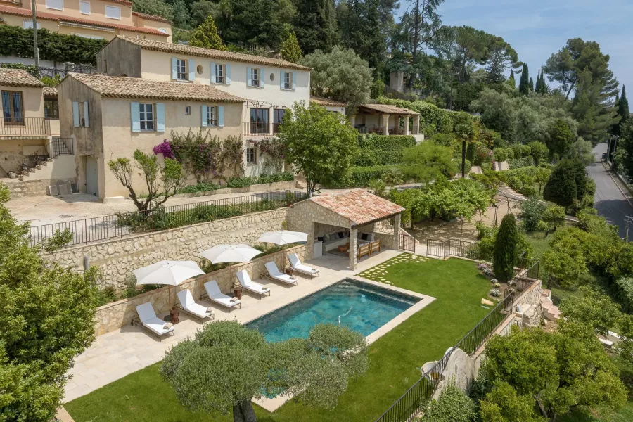 Saint-Paul-de-Vence - Villa provençale avec vue collines et mer - 5 chambres - 1