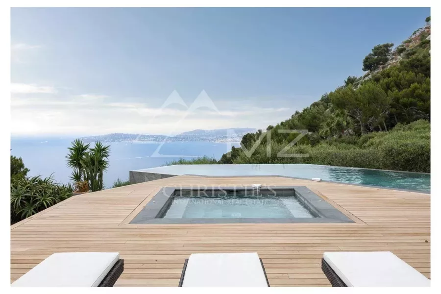 Cap-d'Ail - Villa contemporaine avec vue mer panoramique - 2