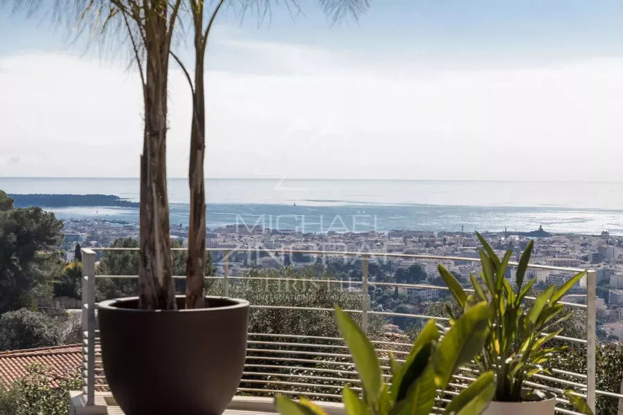Proche Cannes - superbe villa vue mer - 2