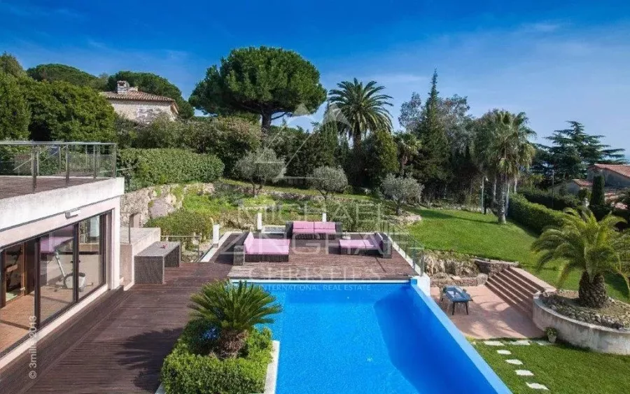 Proche Cannes - superbe villa vue mer - 2