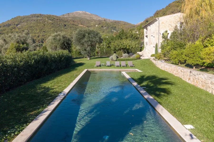 Vence - Charmante villa en pierre avec vue panoramique - 4 chambres - 2